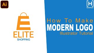 How To Make Modern Logo Adobe Illustrator Tutorials Logo Design By Hamza