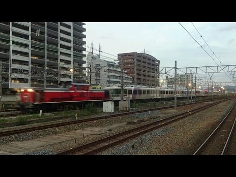 JR西日本 DD51-1192号機[宮]+12・14系あすか7B 配給回送@千里丘