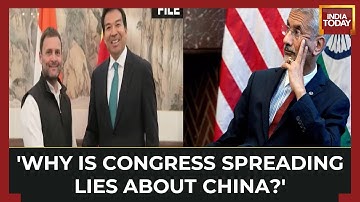 S Jaishankar Taunts Rahul Gandhi For China Envoy Meet, Says Congress Misleading Everyone About China