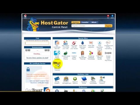 How To Log in to your web host's control panel (CPANEL)