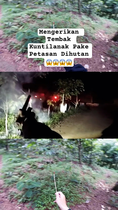 Mengerikan Tembak Kuntilanak Pake Petasan Dihutan 😱 #viralvideo #shorts #motovlog #fyp #horror
