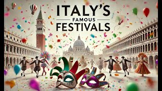 Celebrate Italy: The Most Iconic Festivals and Cultural Events