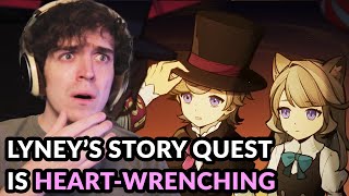 Lyney's Quest Is HEART-WRENCHING. Lyney Story Quest | Genshin Impact 4.0 FULL REACTION