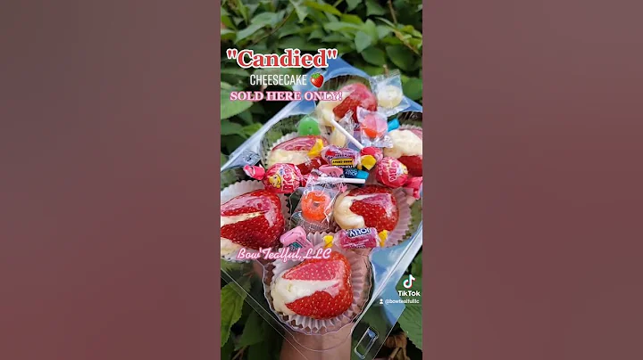 "Candied Cheesecake" Strawberry Bites by Bow'Tealful