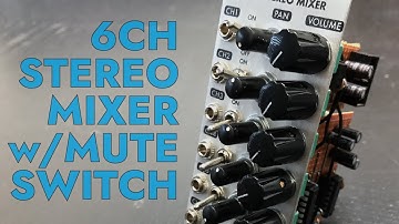 DIY EURORACK STEREO MIXER