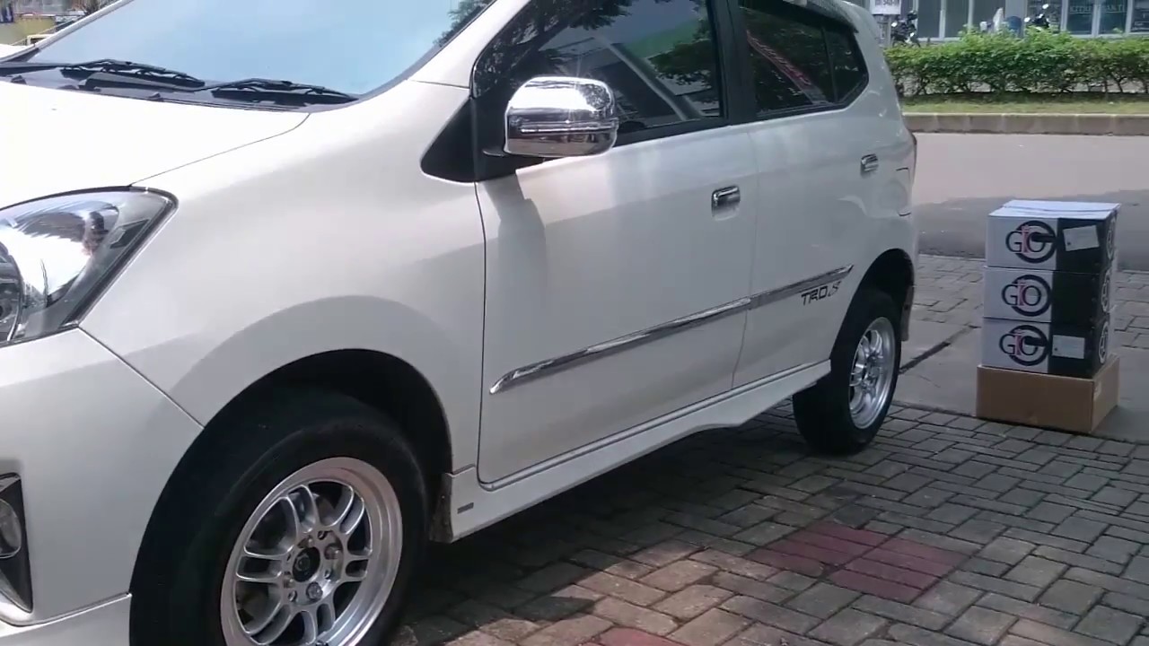 Velg Rpf1 Ring 14 Silver On Toyota Agya Youtube