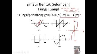 Deret Fourier Fungsi Ganjil Genap Deret Fourier Fungsi Ganjil Genap