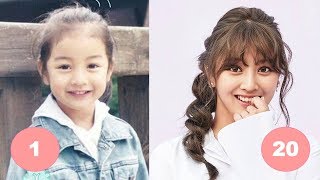 Jihyo Twice Childhood From 1 To 20 Years Old