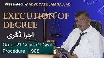 Execution of Decree CPC | Order 21 | Procedure of execution | Mode of Execution