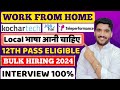 Best work from home jobs 2024  online jobs at home  remote job  latest jobs for 12th pass fresher