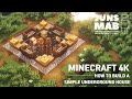 Minecraft Tutorial : How to Build an Underground House | Survival Simple Starter House #114