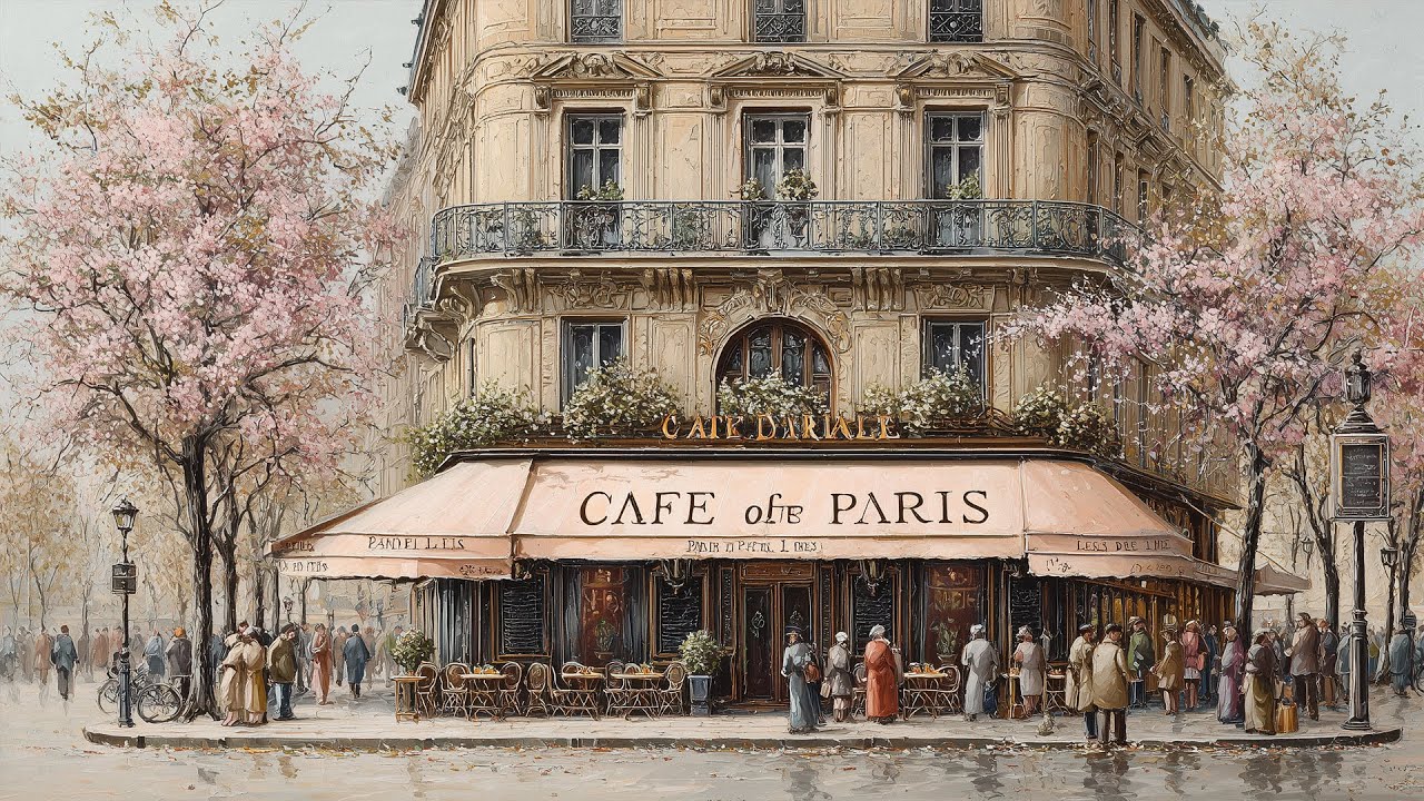 ☕ Morning in Paris Café — Coffee Playlist | Instrumental Guitar & Accordion