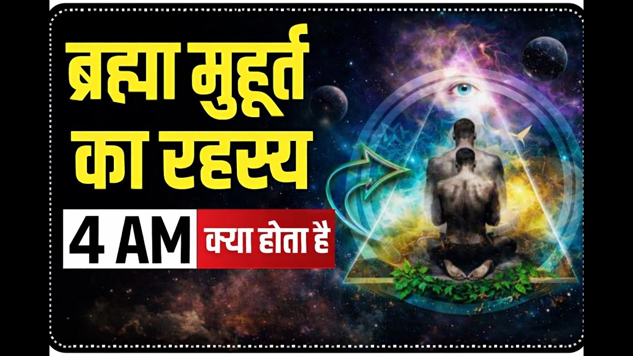 4 AM पर जागने से क्या चमत्कार होते हैं? | ब्रह्म मुहूर्त का पूरा विज्ञान #booksummaryuniverse