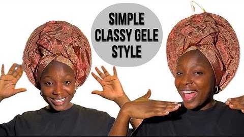 BEST SIMPLE CLASSY GELE STYLE