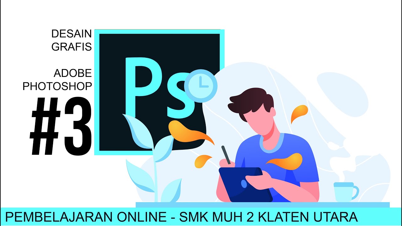  DESAIN  GRAFIS Adobe Photoshop  Create Logo  WA sederhana 