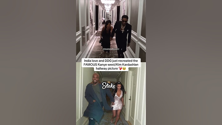 India love and DDG just recreated the FAMOUS Kanye west/Kim Kardashian hallway picture ❤️‍🩹🥹#fyp