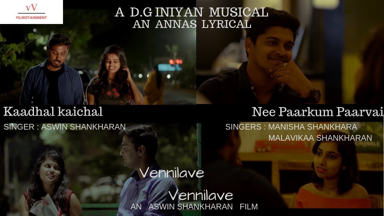 The Songs of Vennilave Vennilave Kaadhal Kaaichal Nee Paarkum Paarvai Lyric Video YouTube