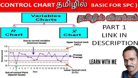 Control chart | 7 QC tool | spc | in Tamil part - 2, part -1 link in DISCRETION| LEARN WITH ME TAMIL