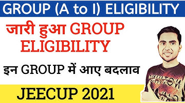 JEECUP 2021 all group information | UP Polytechnic 2021 Group-Wise Eligibility Explained | GyanRoof