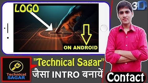 How To Make Intro Like Technical Sagar & tech champion on Android Mobile | Intro Tech Champion Intro