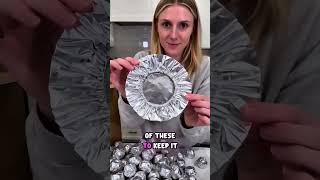✨ Aluminum Foil Heat-retaining Cover #viral #diy #cleaning #cleantok #tiktokshop #shorts #fyp