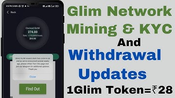 Glim Network new KYC and Withdrawal updates