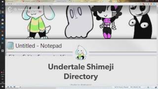 EN CASO DE URL NO ENCONTRADA (undertale shimeji directory)