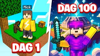 IK OVERLEEFDE 100 DAGEN In Sky Block! (Minecraft)