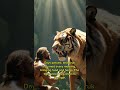 When ancient humans befriended tiger#shortvideo