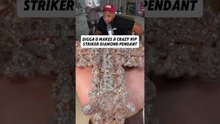 Digga D Makes a Crazy RIP Striker Diamond Pendant