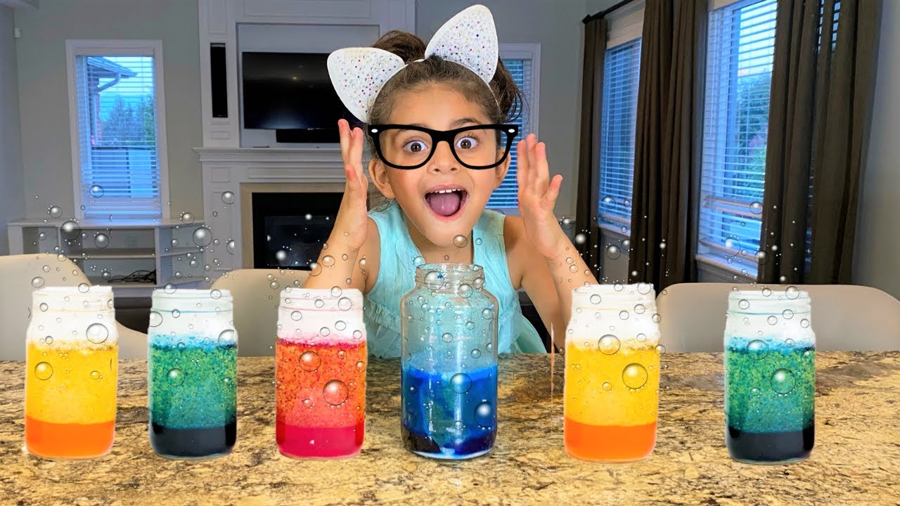 Easy DIY Science Experiments LAVA Lamp for Kids!! Family fun - YouTube