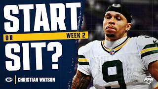 Week 2 Christian Watson Fantasy Start/Sit 2026