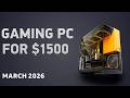 Gaming PC for $1,500 in February 2026 – The Performance Build!