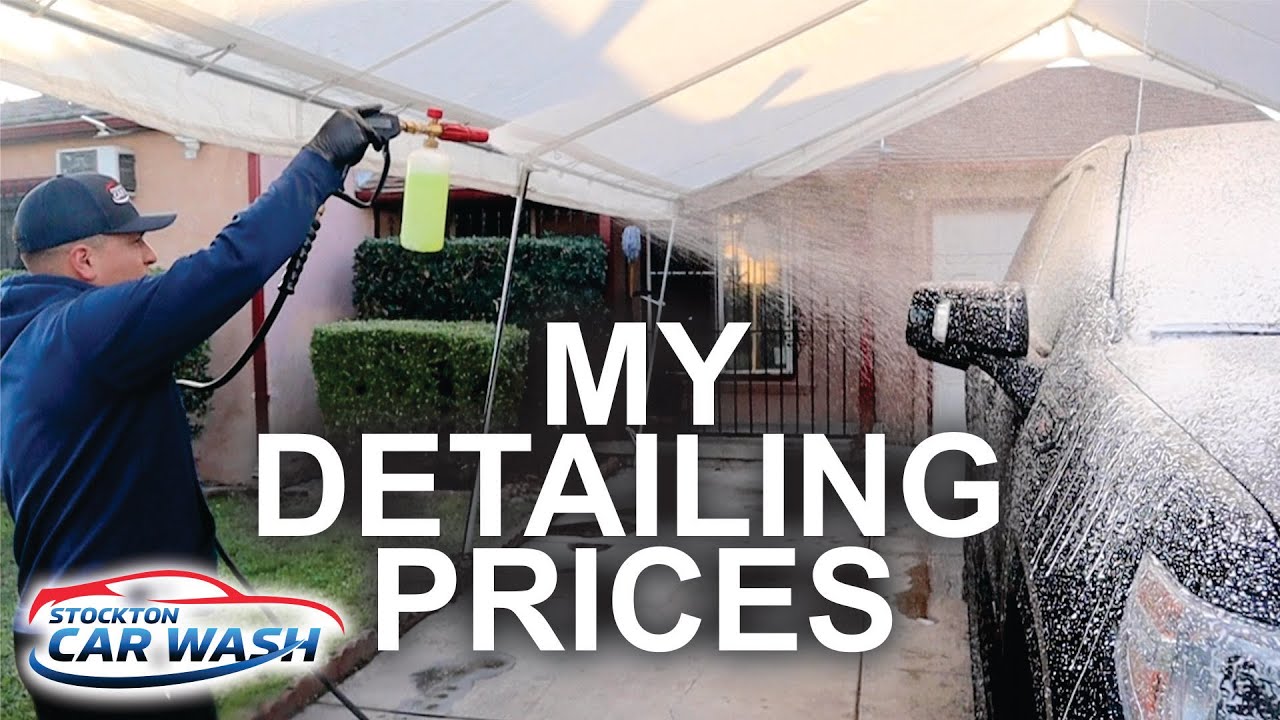 My Detailing Prices - Stockton Car Wash
