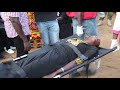 Fans and family members faint during the public viewing of the late mantani in juba
