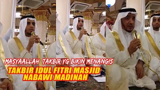 TAKBIR IDUL FITRI DARI MASJID NABAWI MADINAH