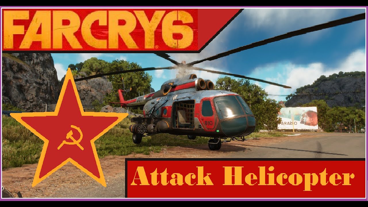 Far Cry 6 | How to steal the Attack Helicopter | EASY! | 1968 Garin Vorona C |