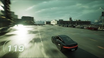 (Xboxseriesx) The Matrix Awakens High speed Crash Test Unreal Engine 5  #unrealengine5  #thematrix