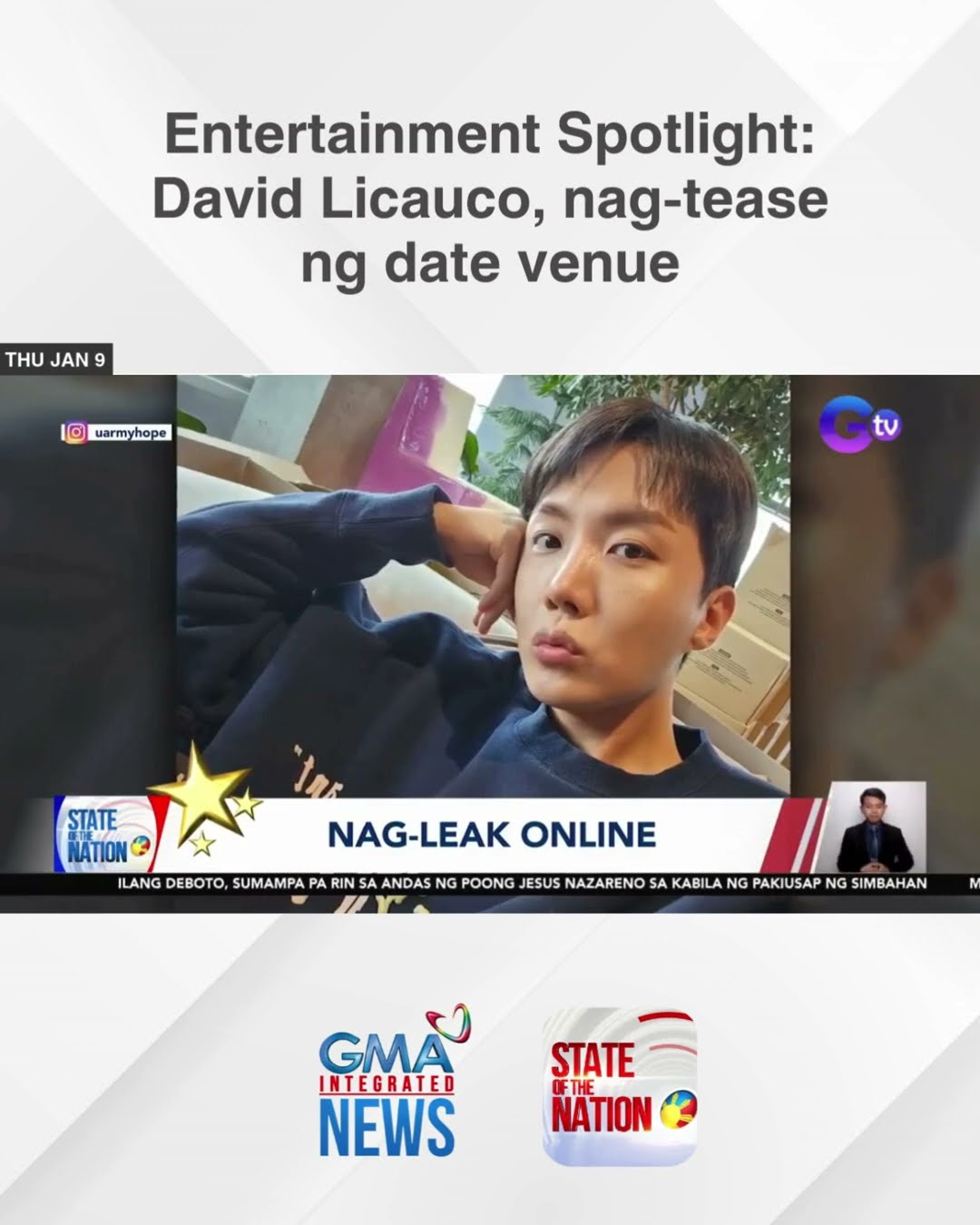 Entertainment Spotlight: David Licauco, nag-tease ng date venue | SONA
