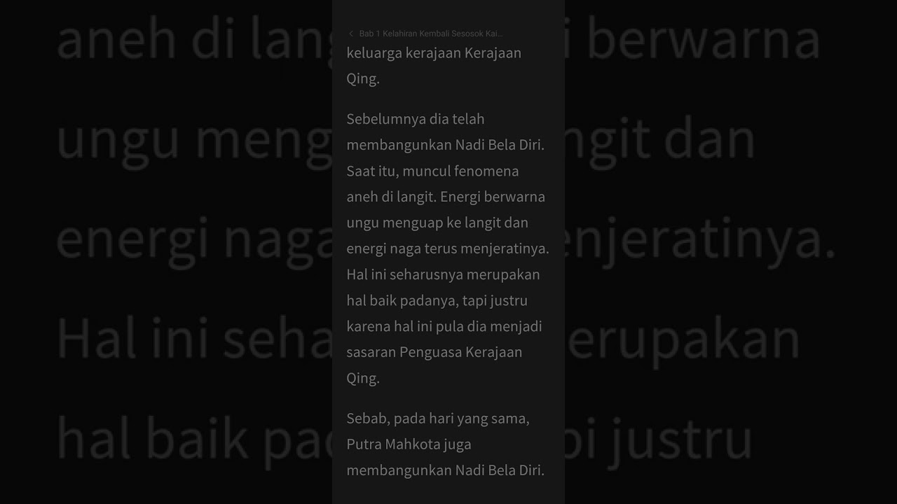Novel Pembalasan Dari Dewa Pedang