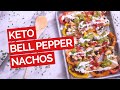 Bell Pepper Nachos with 1-Minute Cheese Sauce