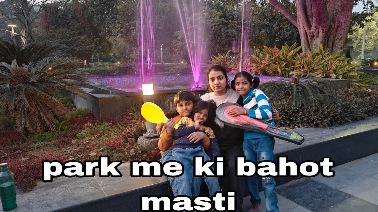 Park me ki masti or khele badminton