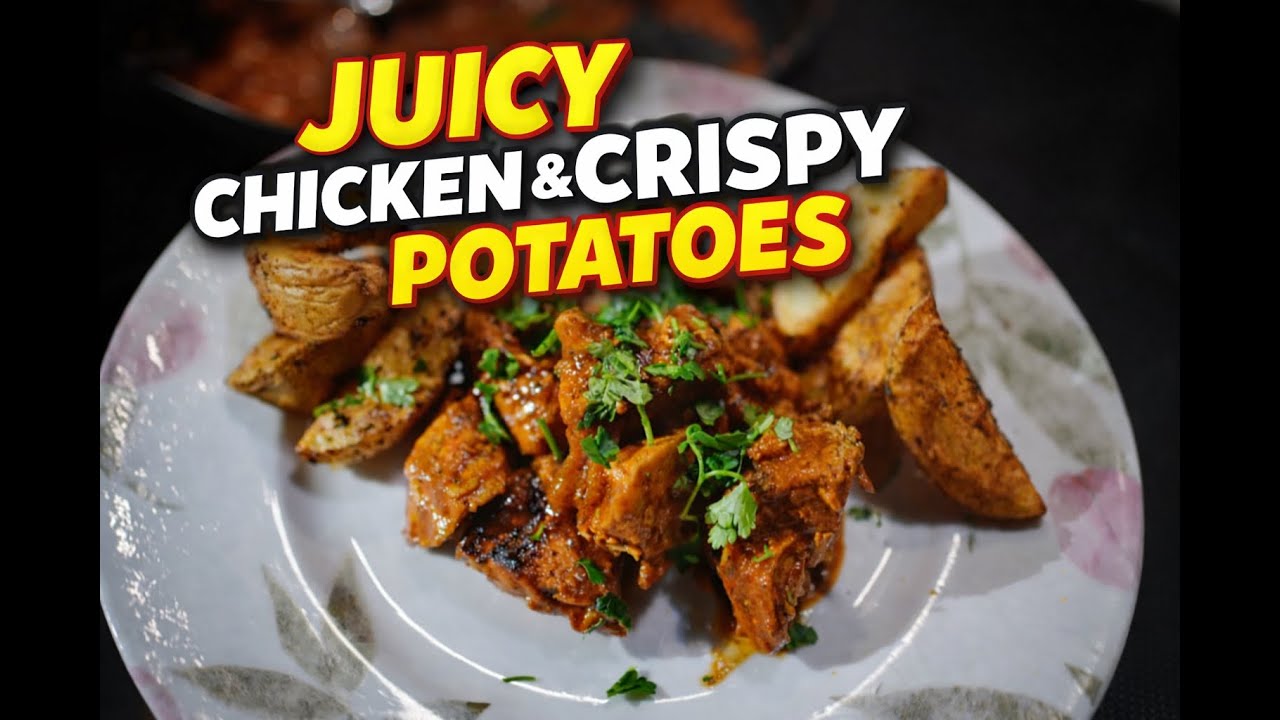 JUICY Chicken Breast & Crispy Roasted Potatoes | Easy High-Protein Meal