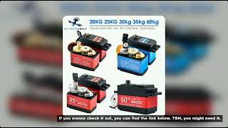 Waterproof 180/270/360 Degree 20KG 25KG 30kg 35kg 60kg Large Torque Digital Coreless Servo Aluminium