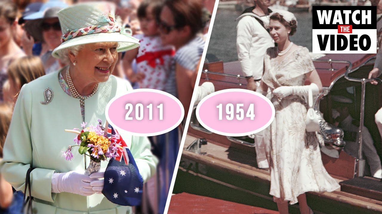 queen's trips to australia