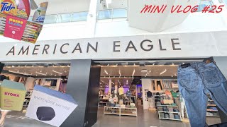 My 25th mini vlog: American Eagle trip, book shopping, & shoe shopping! 🛍📖👟 #vlog