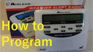 How to program the Midland Weather Alert Radio image
