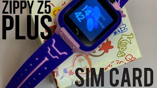 ZIPPY Z5 PLUS Children Kids Smart Watch  SIM Card GPS Tracker Camera SOS Call Location.
