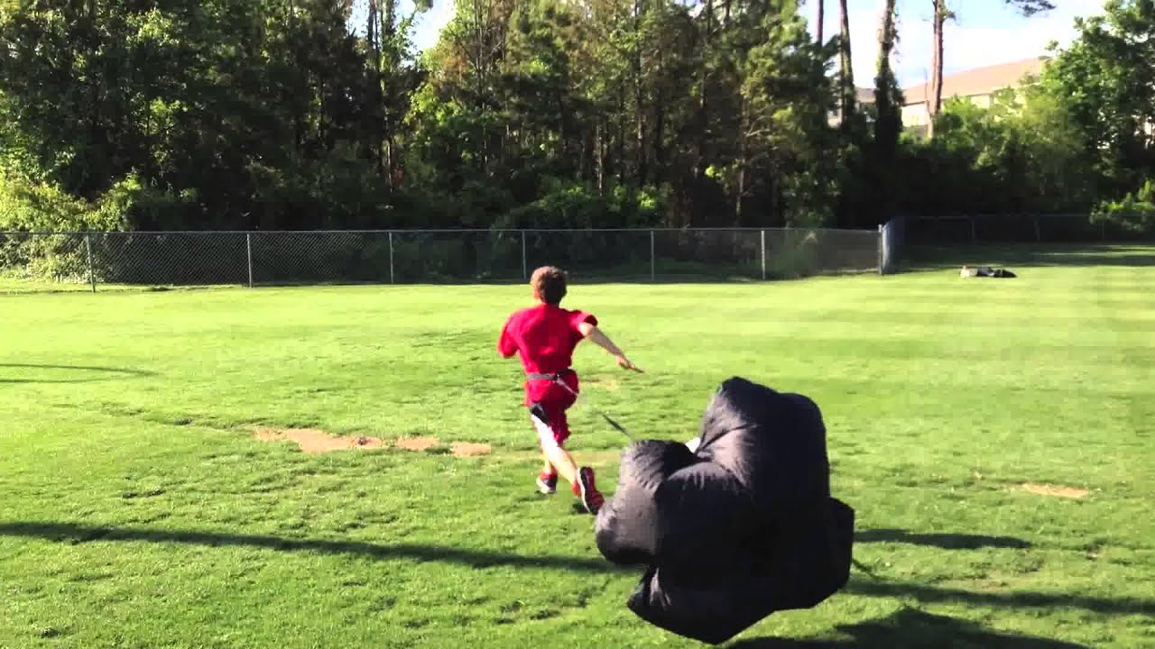 Speed, Balance, Agility (youth parachute drills) YouTube