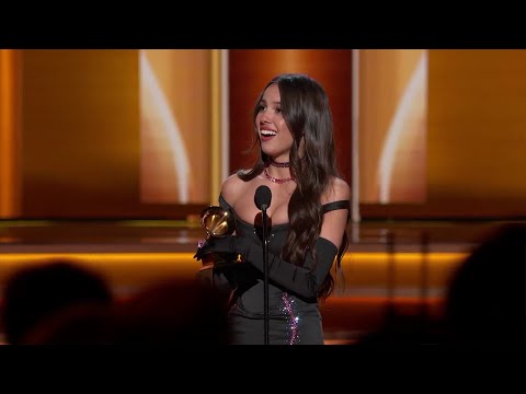 Olivia Rodrigo - Acceptance Speech || Best New Artist - Grammys 2022